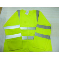 100% Polyester Hi Vis Safety Vest with Long Sleeve